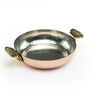 Solid Copper Pan Fish Shaped Brass Handles – 200 Mm Diameter, thumbnail 1 of 3