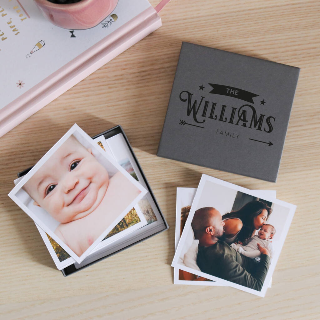 Personalised Family Memories Photos In A Box By Love Gemma & Co