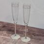 Set Of Two Champagne Toasting Flute Glasses, thumbnail 2 of 4