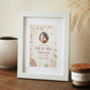 Personalised Floral Photo Keepsake Print, thumbnail 1 of 7