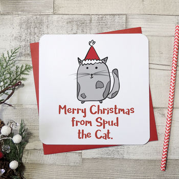 Merry Christmas From The Cat Xmas Card, 2 of 2