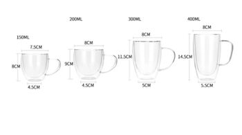 260ml Double Walled Coffee Glass, 3 of 4