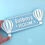 Hot Air Balloon Personalised Door Sign, thumbnail 1 of 6