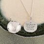 Globe St Christopher Personalised Travel Necklace, thumbnail 6 of 12