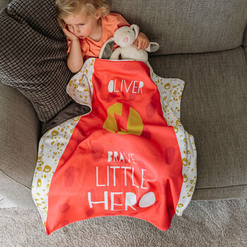 Personalised Super Hero Cape Blanket, 2 of 5