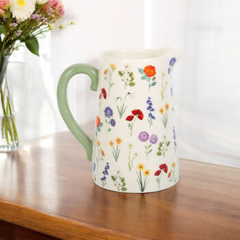 Wildflower Flower Jug Vase Floral Gift For Her, 2 of 4