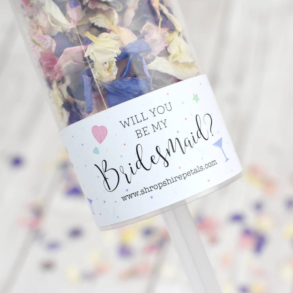 Will You Be My Bridesmaid Confetti Pop, Proposal, 1 of 9