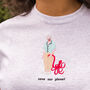 Save Our Planet Embroidered T Shirt, thumbnail 4 of 6