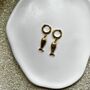 Lucky Fish Hoop Earrings, thumbnail 2 of 4
