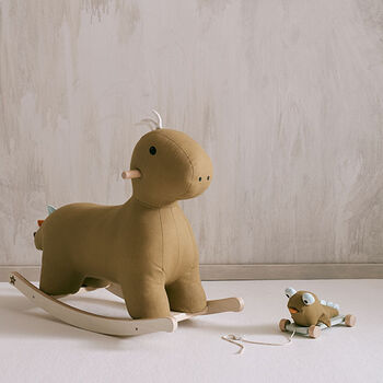 Personalised Rocking Horse Dino Toy, 5 of 7