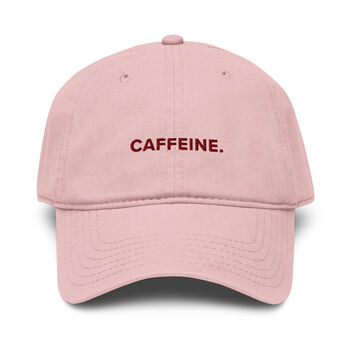 Gustatory Caffeine. Cotton Embroidered Cap, 9 of 12