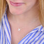 Personalised Sterling Silver Kiss Necklace, thumbnail 2 of 8