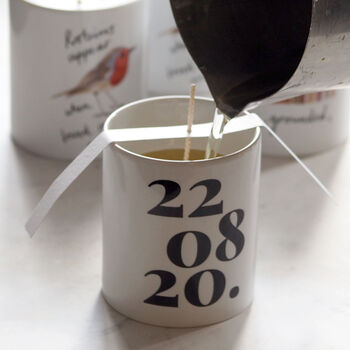 Personalised Special Date Candle, 3 of 5