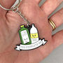'You Complete Me' Gin Keyring For Partner, thumbnail 6 of 6