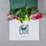 'Thank You' Fresh Flower Posy And Card Gift, thumbnail 3 of 11