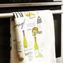 Wine And Cheese Pairings Personalised Tea Towel, thumbnail 6 of 7