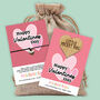 Happy Valentine’s Day Wish Bracelet And Pocket Hug Gift Set, thumbnail 1 of 5