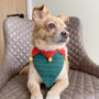 Crocheted Christmas Pet Bandana, thumbnail 1 of 3