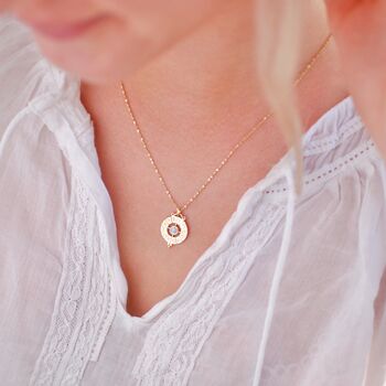 Personalised 18ct Gold Opal Zodiac Necklace, 5 of 7