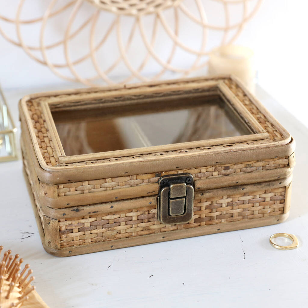 Rattan Jewellery Box By Lisa Angel
