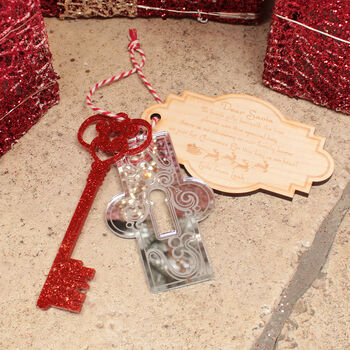 Personalised Magic Santa Key And Lock, 2 of 5