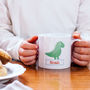 Personalised Dinosaur Children's Mug, thumbnail 1 of 3