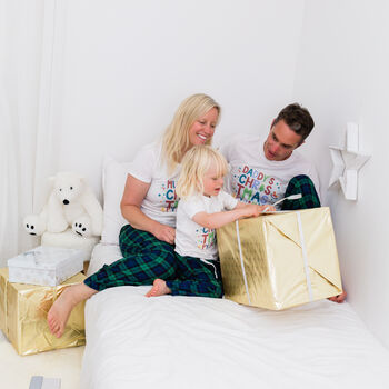 Personalised Christmas Family Pyjamas Any Wording, 11 of 12