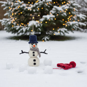 Handmade William The Snowman Fair Trade, 6 of 7