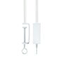 Over Table Hanging Rack Rail In White Steel Fit 211.5cm, thumbnail 6 of 8