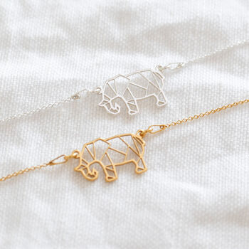 Elephant Bracelet – 24k Gold Vermeil Sterling Silver Good Luck Gift For Her, 8 of 12
