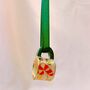 Hand Painted Mini Ceramic Mug Christmas Ornament With Candy Cane, thumbnail 1 of 3