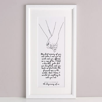 Our Story Typographic Print, 2 of 4