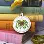 Rooting For You! Mini Matchbox Cross Stitch Kit, thumbnail 3 of 6