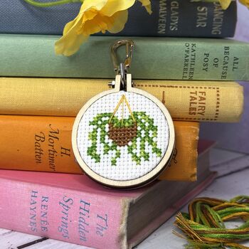 Rooting For You! Mini Matchbox Cross Stitch Kit, 3 of 6