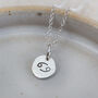 Sterling Silver Dinky Zodiac Star Sign Pendant, thumbnail 3 of 12
