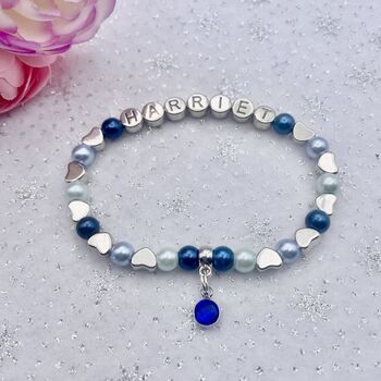 Personalised Birthstone Charm Bracelet, 7 of 8