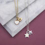 Small Enamel Charm Necklace With Christmas Gift Card, thumbnail 2 of 3