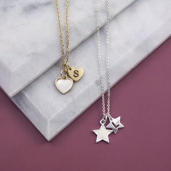 Small Enamel Charm Necklace With Christmas Gift Card, 2 of 3