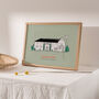 Personalised Hand Drawn Colour Wedding Venue Illustration, thumbnail 2 of 7