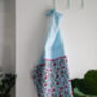Bahar Floral Aprons In Blue, thumbnail 3 of 3