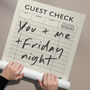 Personalised Guest Check Print | Custom Quote Kitchen Poster, thumbnail 7 of 8