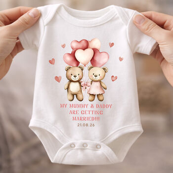 Personalised Wedding Announcement Kids T Shirt, 2 of 9