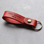 Personalised 'It Started With A Message/Swipe' Leather Keyring, thumbnail 2 of 7