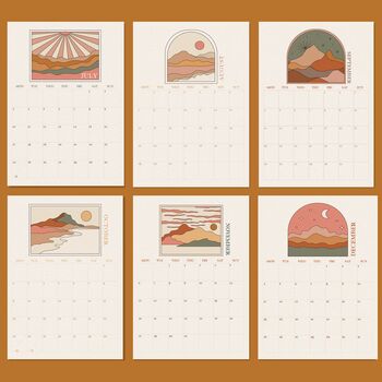 2023 Desert Sun Wall Calendar, 5 of 8