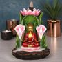 Colourful Buddha Backflow Incense Burner, thumbnail 1 of 4