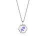Sagittarius Zodiac Glowing Pendant Necklace With Uv Keyring Torch, thumbnail 9 of 12