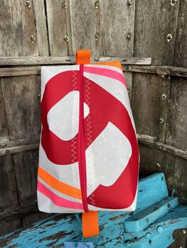 Large Recycled Sailcloth Wash Bag, 5 of 6