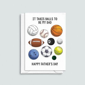 Funny Sport Father's Day Card, 3 of 3