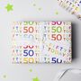 50 Today Wrapping Paper Set, thumbnail 1 of 2