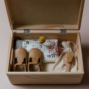 Personalised Memory Box With Woodland Design, 3 of 7